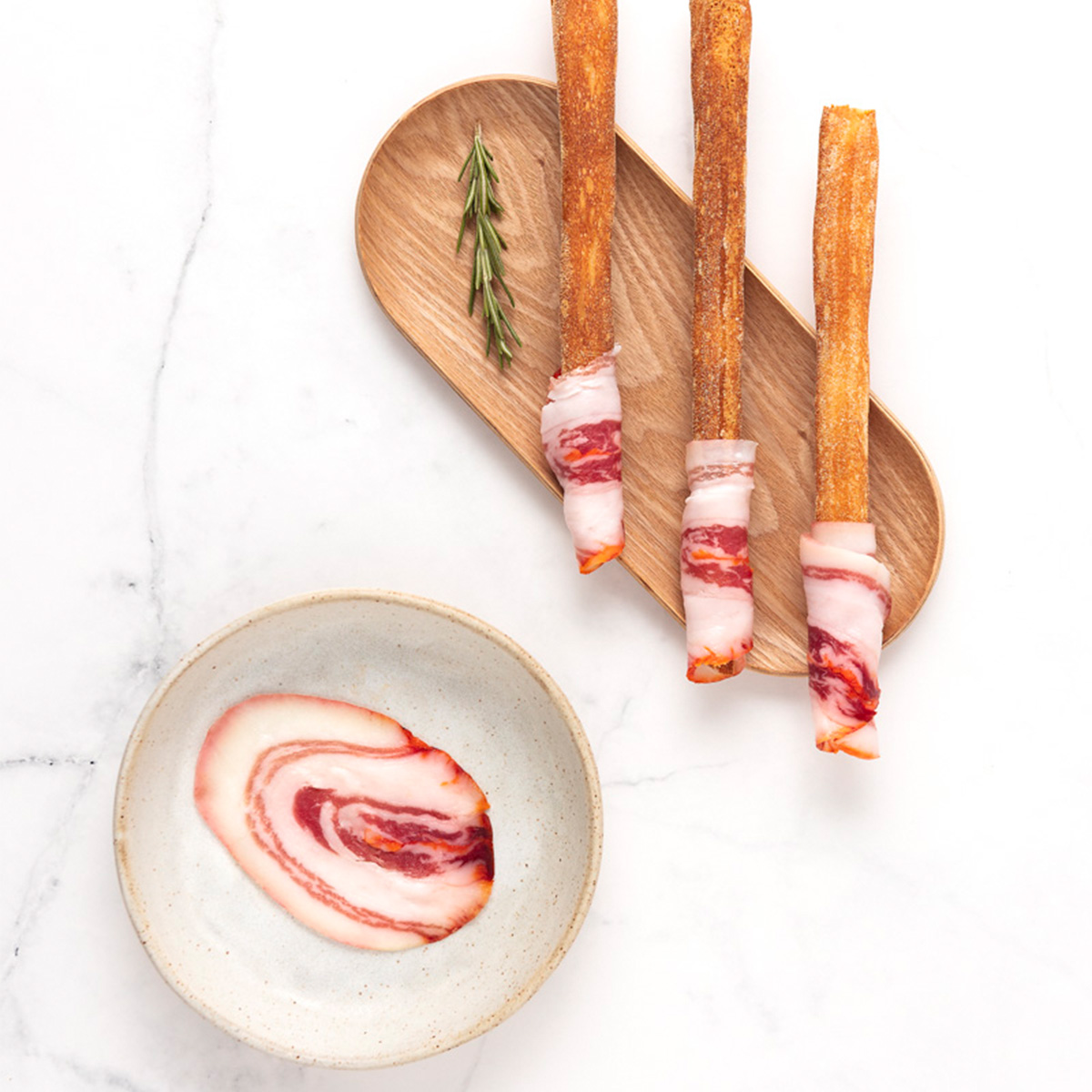 PANCETA DE BELLOTA 100% IBÉRICA EMBUCHADA CURADA